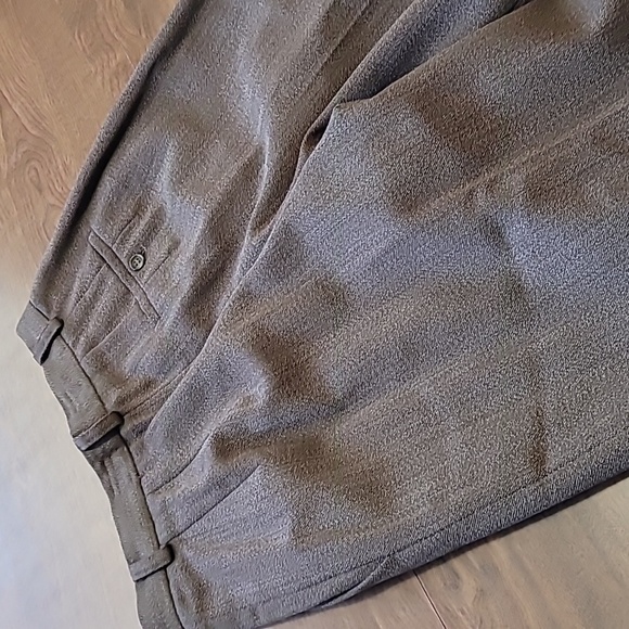 Vintage 90s Talbots petites Brown wool tweed High waisted pants Made in … - Picture 14 of 17